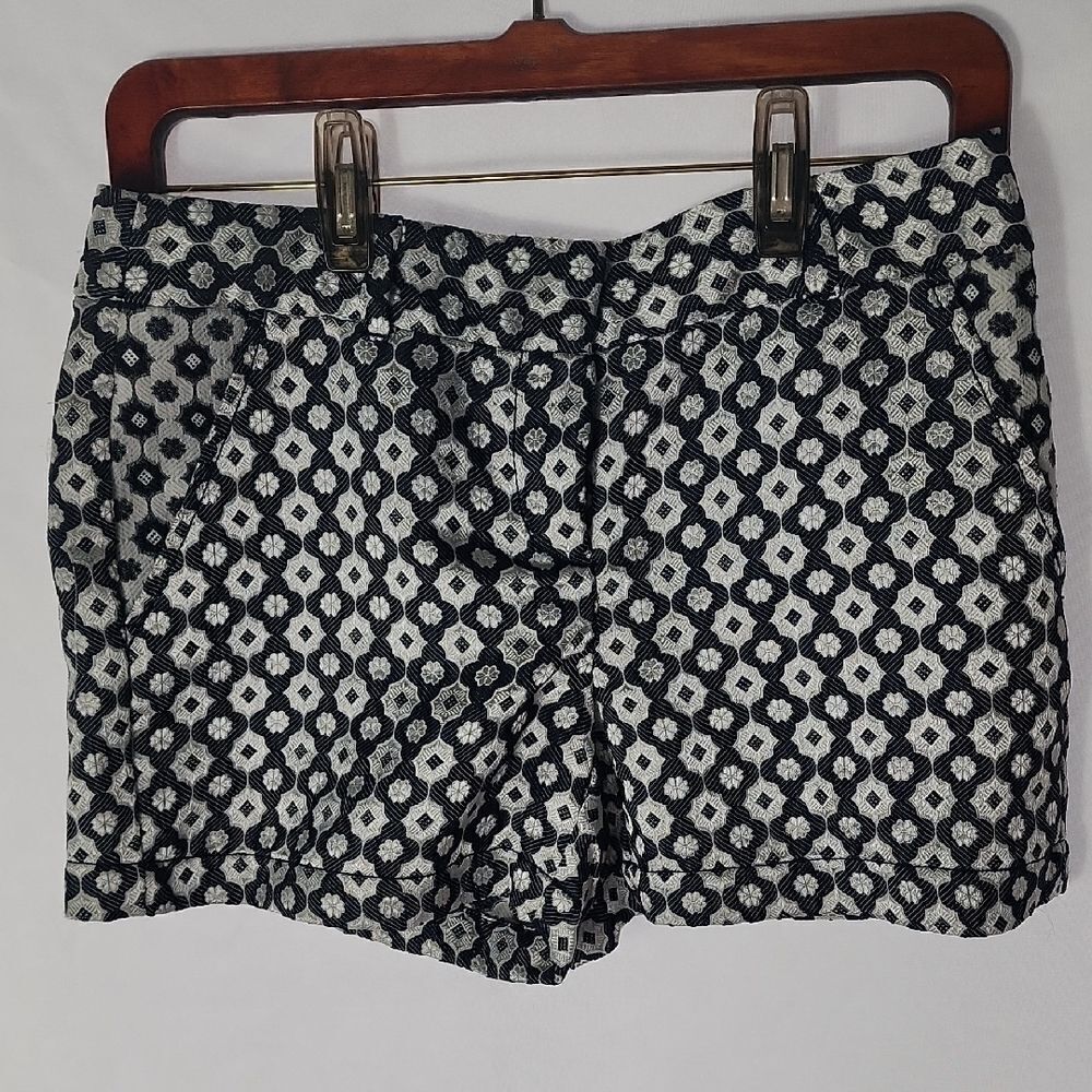 Navy Blue & Silver Shorts Size 0 With Pockets